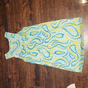 MILLY polka dot dress 2 sleeveless Pastel EASTER sundress XS